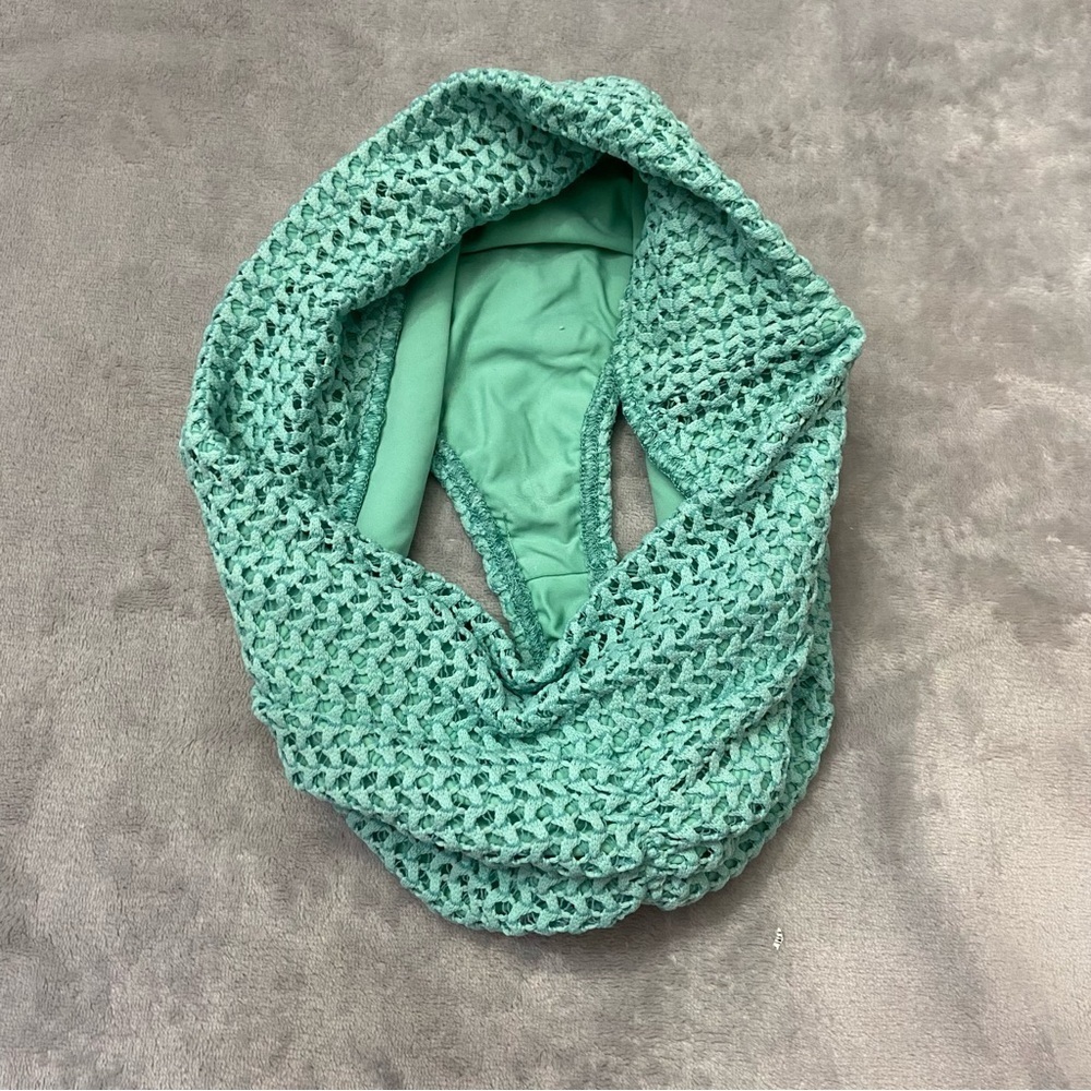 New! Montce turquoise crochet high waisted bikini bottoms 27812 - Picture 11 of 13